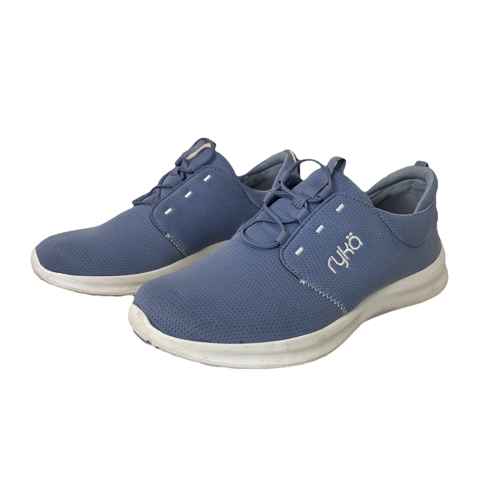Ryka Renew Recovery Rezorb Lite Slip On Sneakers Blue Women Sz 9 Lightweight